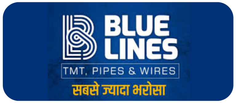 BLUELINES TMT PIPES & WIRES logo
