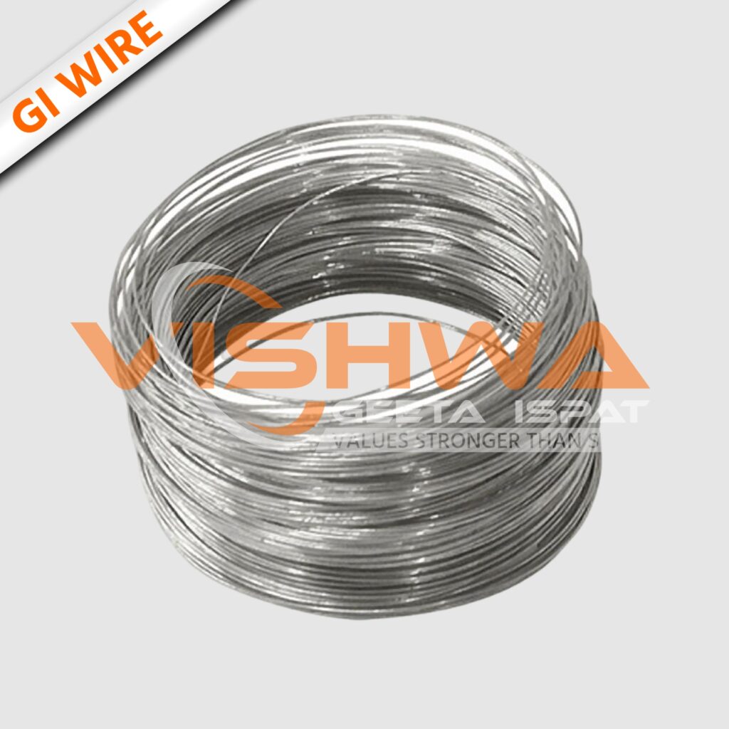 GI wire supplied by Vishwa Geeta Ispat, trusted steel supplier in India with 65 years of steel trading experience