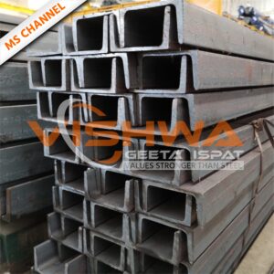 MS channel supplied by Vishwa Geeta Ispat, trusted steel supplier in India with 65 years of steel trading experience