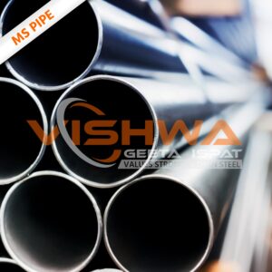 MS pipes supplied by Vishwa Geeta Ispat, trusted steel supplier in India with 65 years of steel trading experience