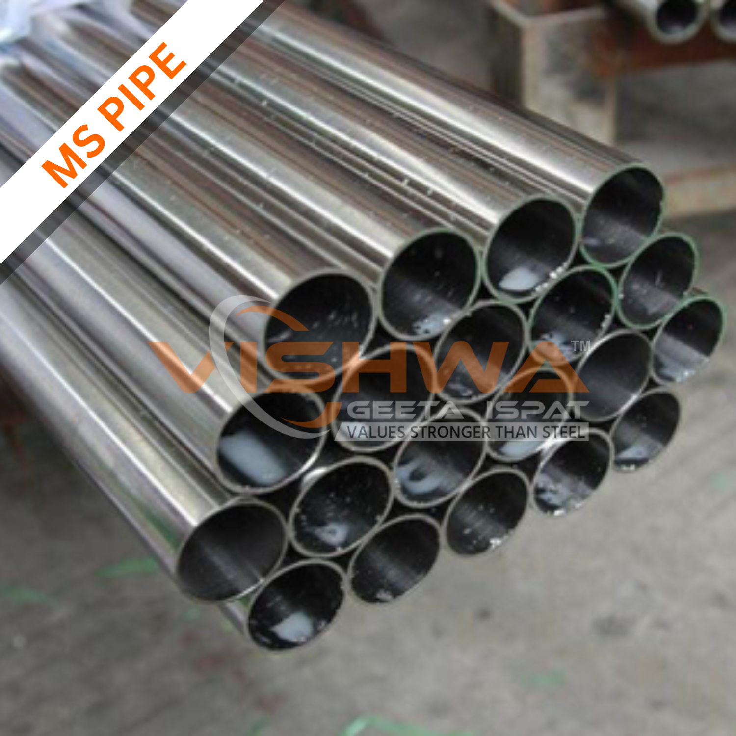 MS ERW Pipe product image 1 — Vishwageeta Ispat