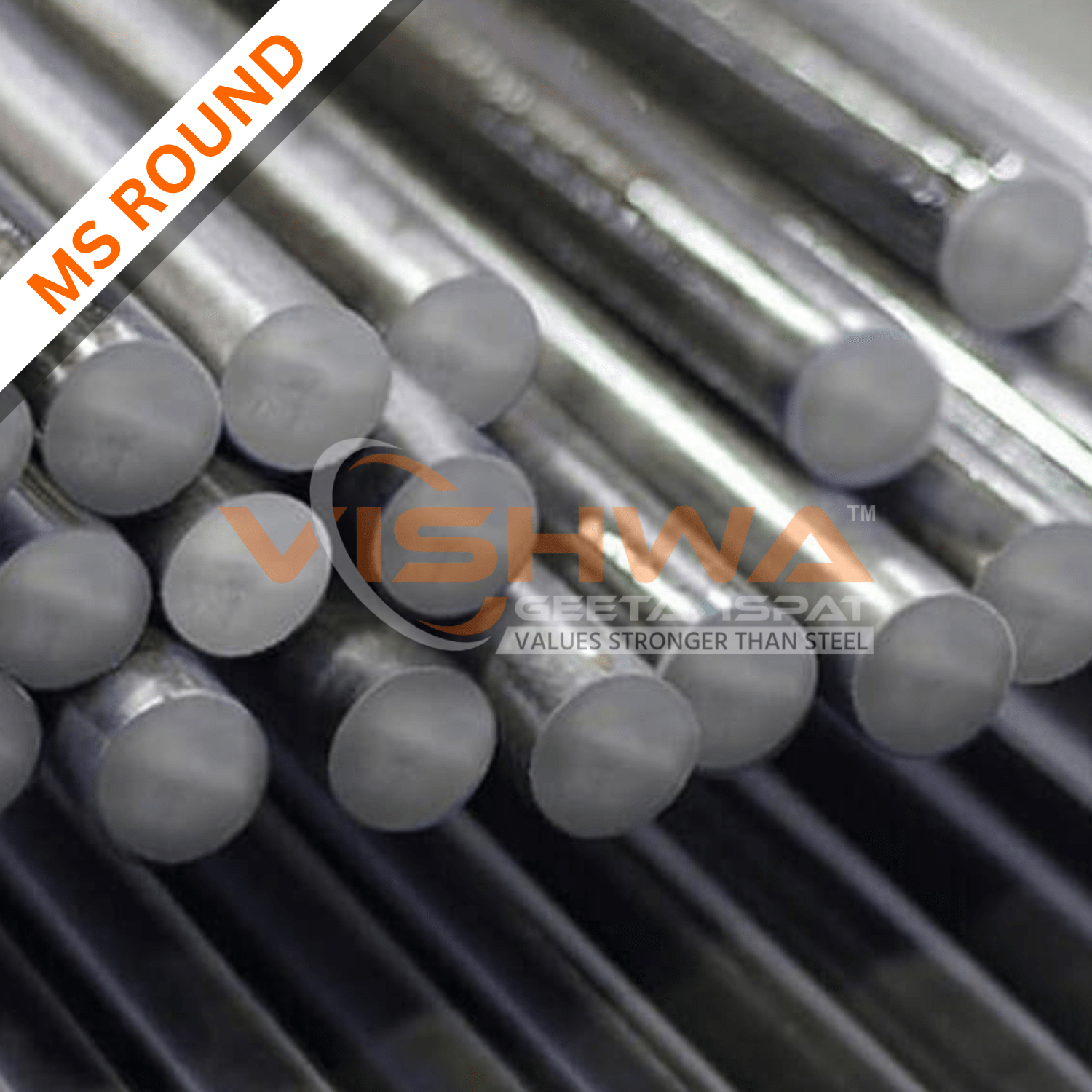 MS Round Bar product image 1 — Vishwageeta Ispat