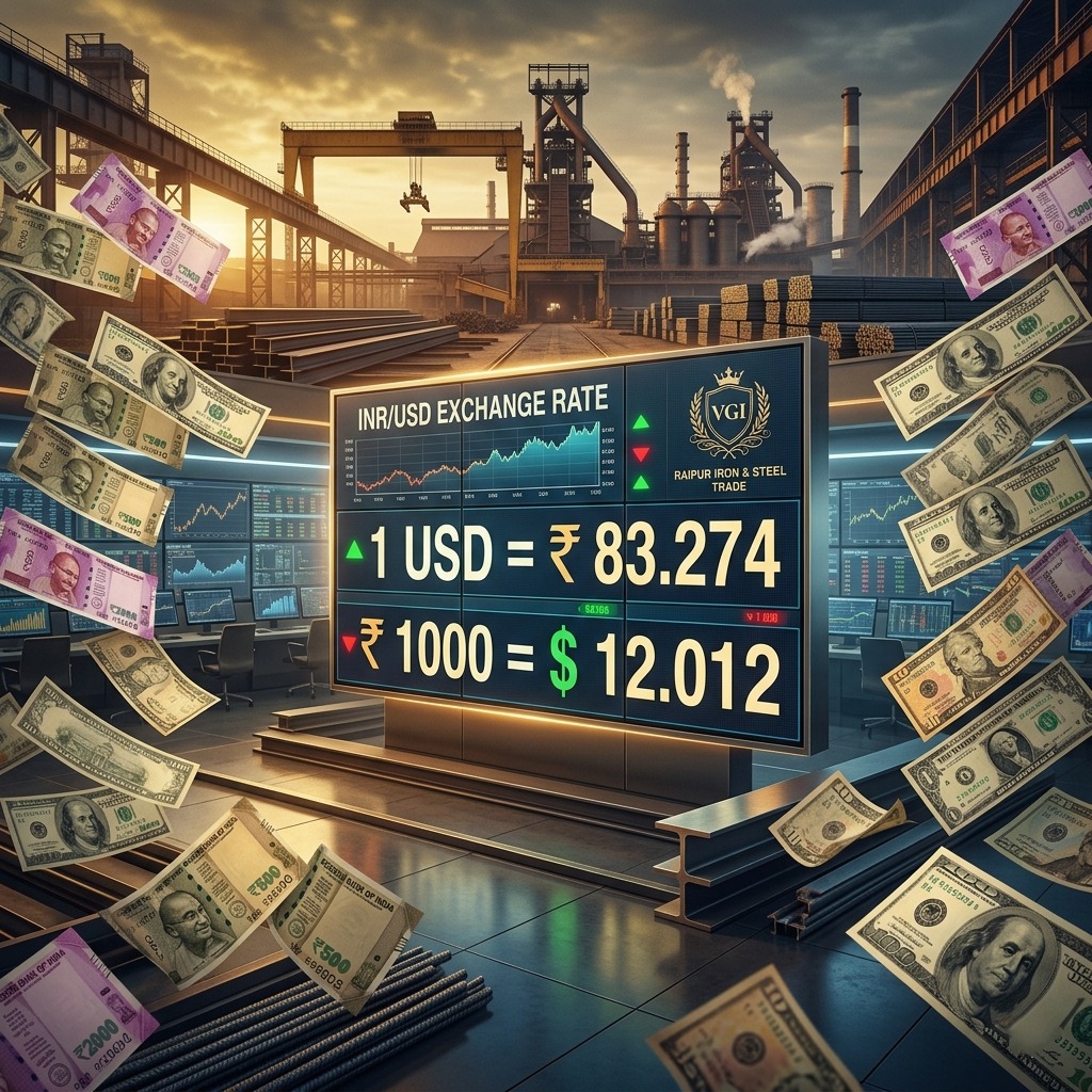 Dollar denominated raw materials in steel industry