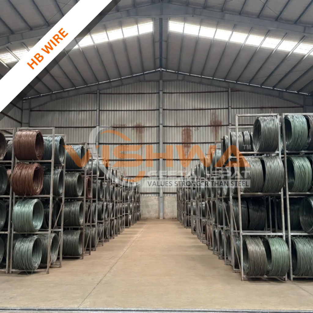 HB Wire supplied by Vishwa Geeta Ispat, trusted steel supplier in India with 65 years of steel trading experience